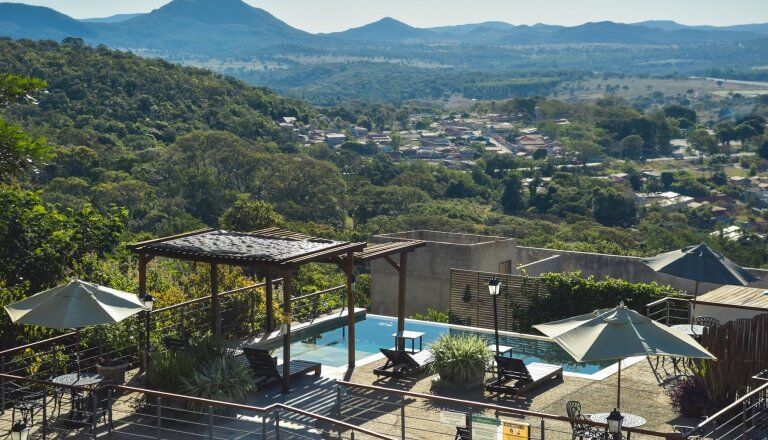 Quarto Superior Varanda e Vista - Serra do Juá Pousada de Campo